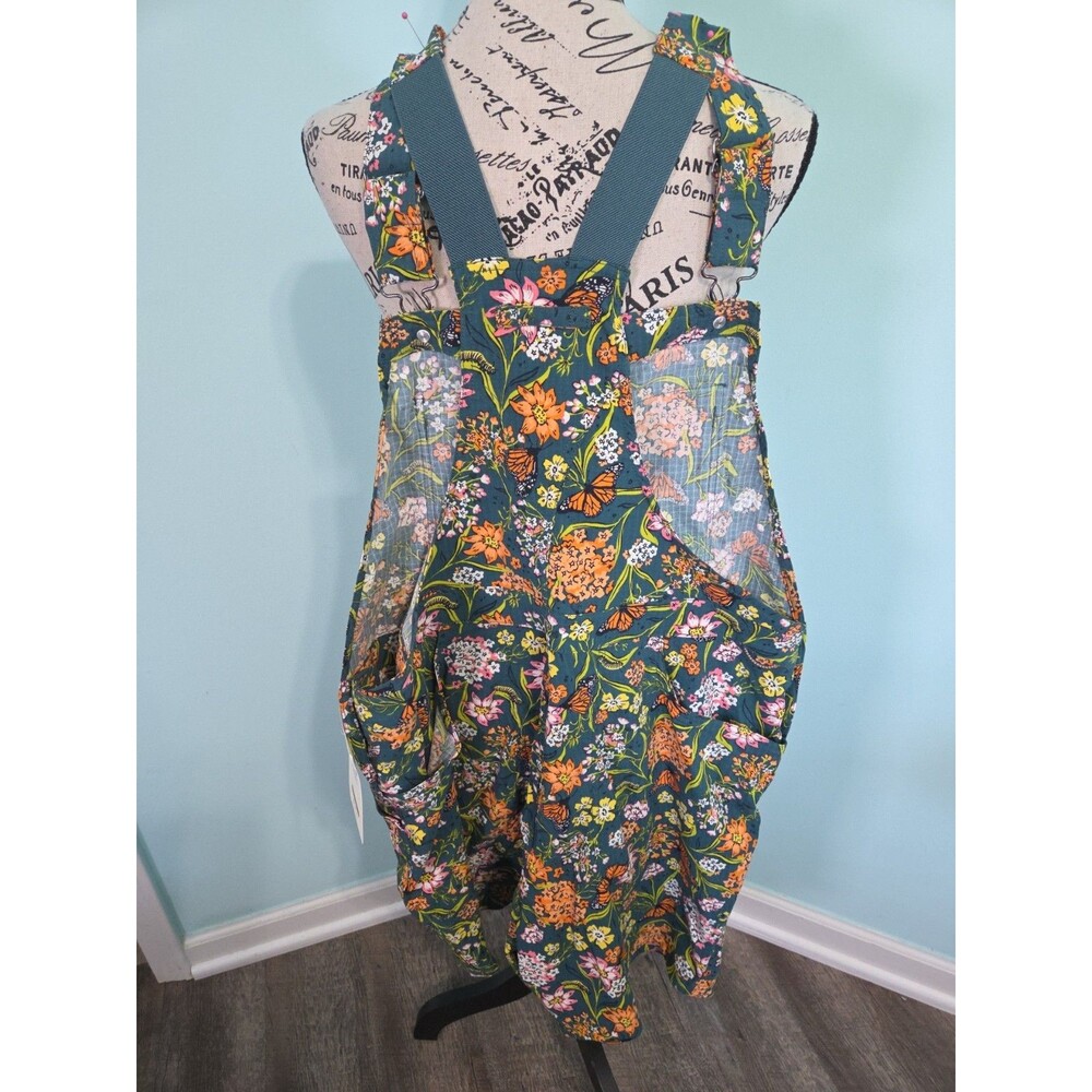 Duluth trading co Heirloom Gardening 7" Short Overalls large monarch new with ta - Picture 2 of 4